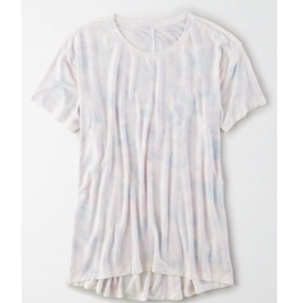 AE Soft & Sexy Crew Neck T-Shirt Light Tie Dye